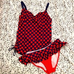 Curvy Kate tankini top and bottom 30G/M